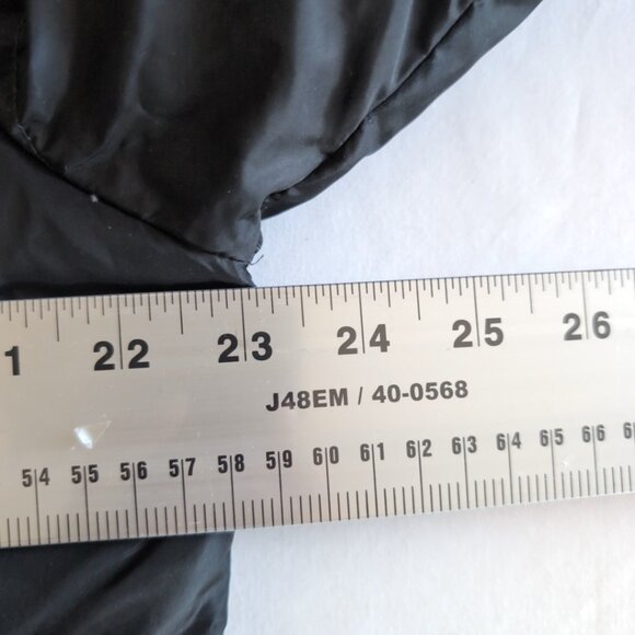 Eddie Bauer Women's Black Long Down Jacket Parka FUR HOOD DOWN FILLING, Large - Picture 9 of 11